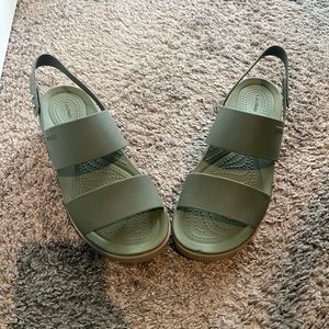 Crocs wedge sandals